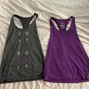 3 athletic tank tops! Nike and adidas